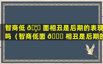 智商低 🦊 面相丑是后期的表现吗（智商低面 🕊 相丑是后期的表现吗知乎）